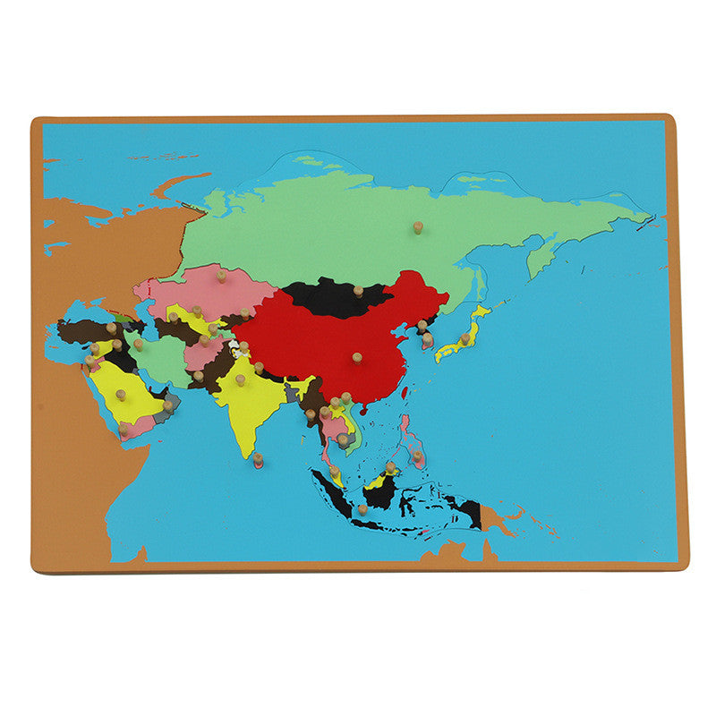 Montessori World Map Panel Puzzles