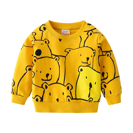 One Bright Bear Cartoon Sweatshirt