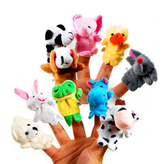 Animal Finger Puppets 10 Pcs Set