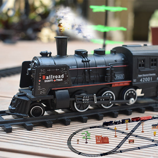 Retro Steam Train Track Toy Sets - 3 Options