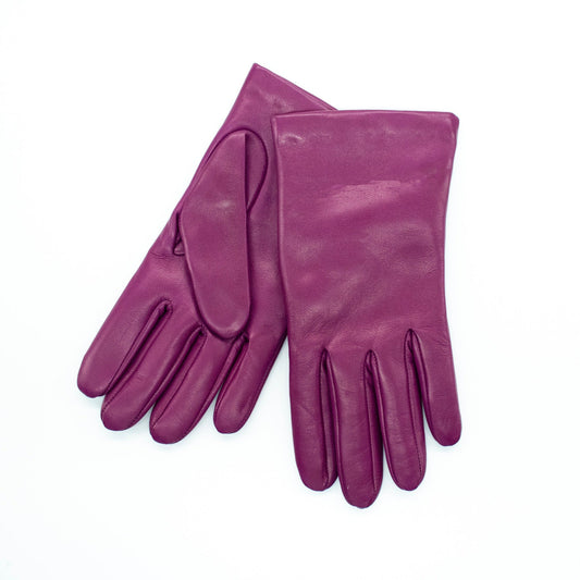 Kids Cashmere-Lined Leather Gloves - Multiple Colors