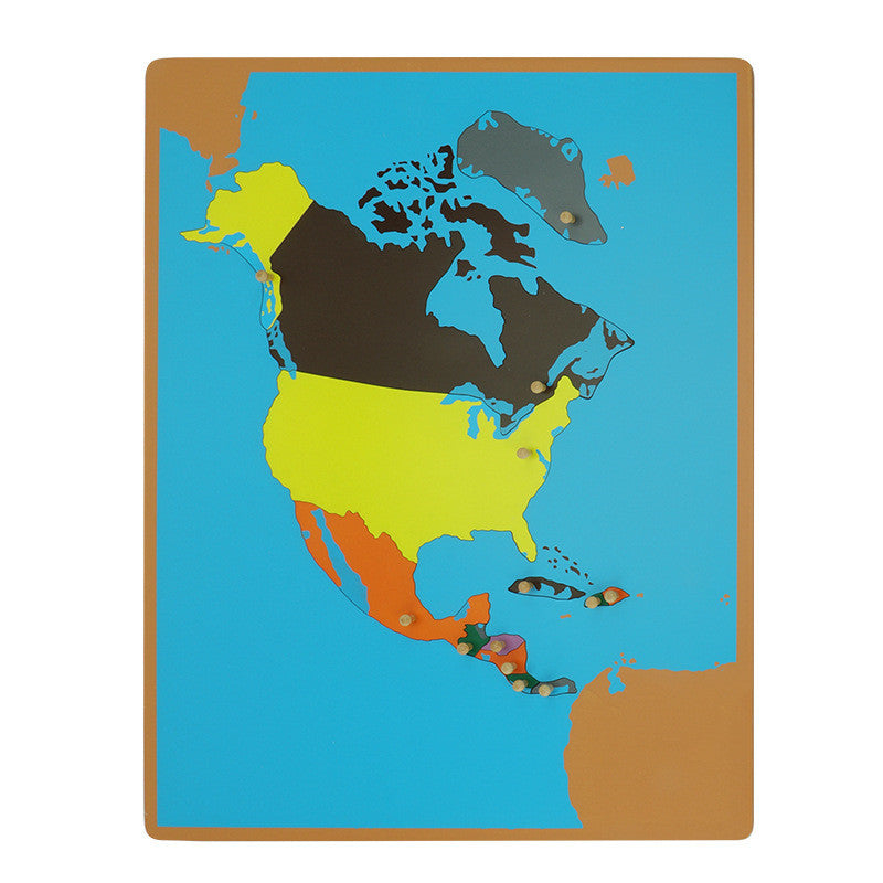 Montessori World Map Panel Puzzles