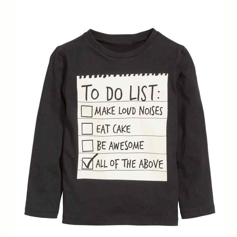 Boys “To Do List” Set w/ Shirt & Pants