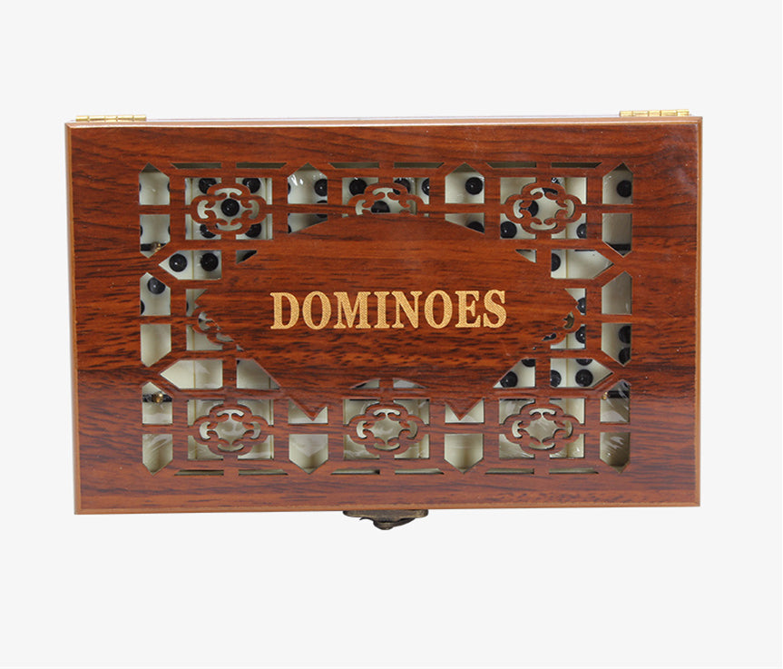 28 Dominoes Set in Wooden Box