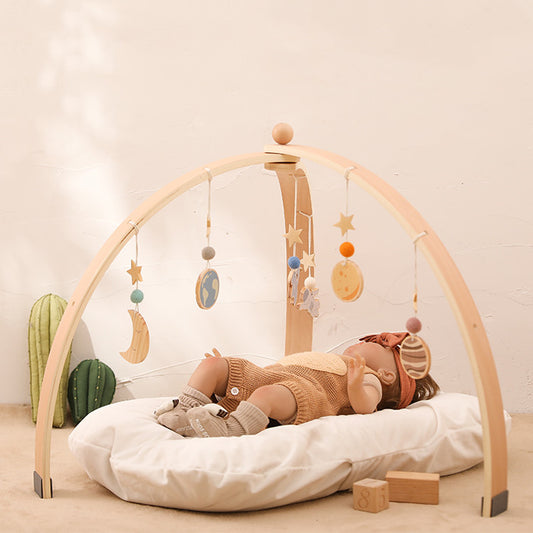 Wooden Solar System Activity Mobile Tripod for Infants