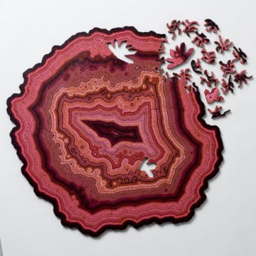 Agate Geode Shaped Puzzles