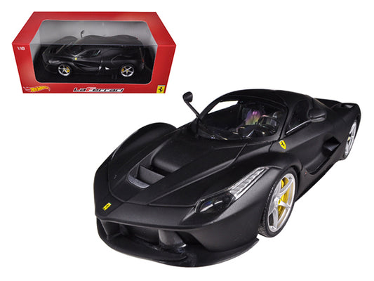 Ferrari Laferrari F70 Hybrid Matte Black 1/18 Diecast Car Model