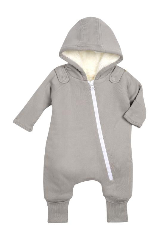 Smart Cuddly Outdoor Jumpsuit + Bib - Gray