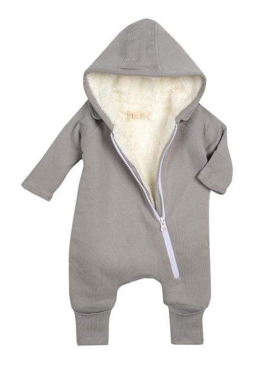 Smart Cuddly Outdoor Jumpsuit + Bib - Gray