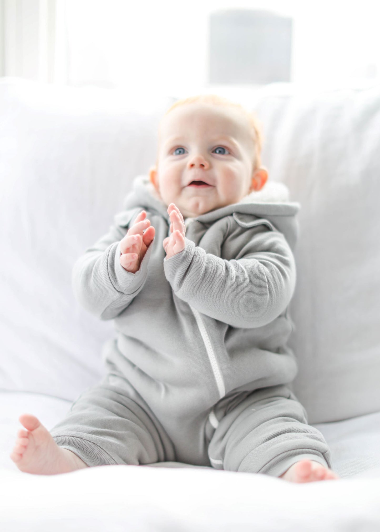 Smart Cuddly Outdoor Jumpsuit + Bib - Gray