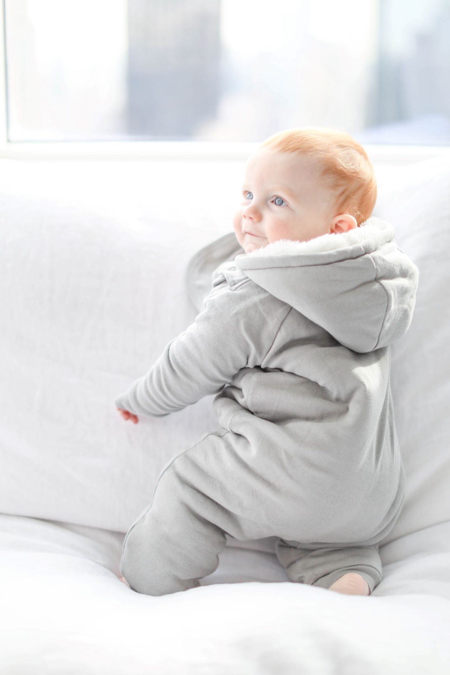 Smart Cuddly Outdoor Jumpsuit + Bib - Gray