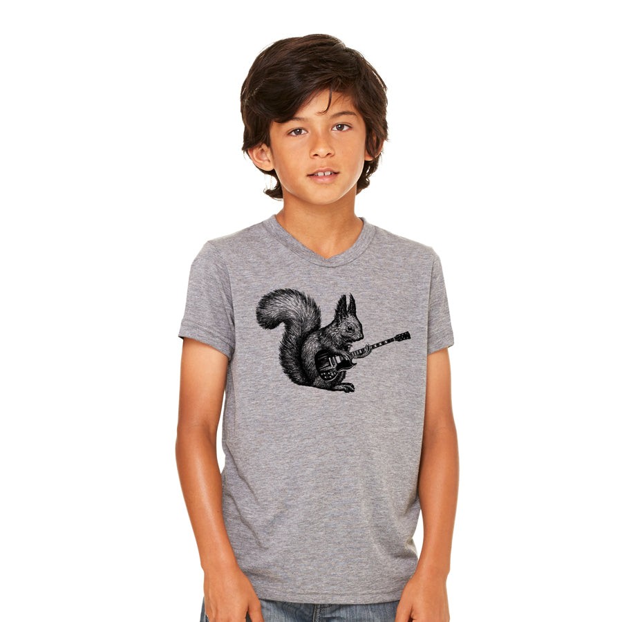 Squirrel Playing Guitar Tee