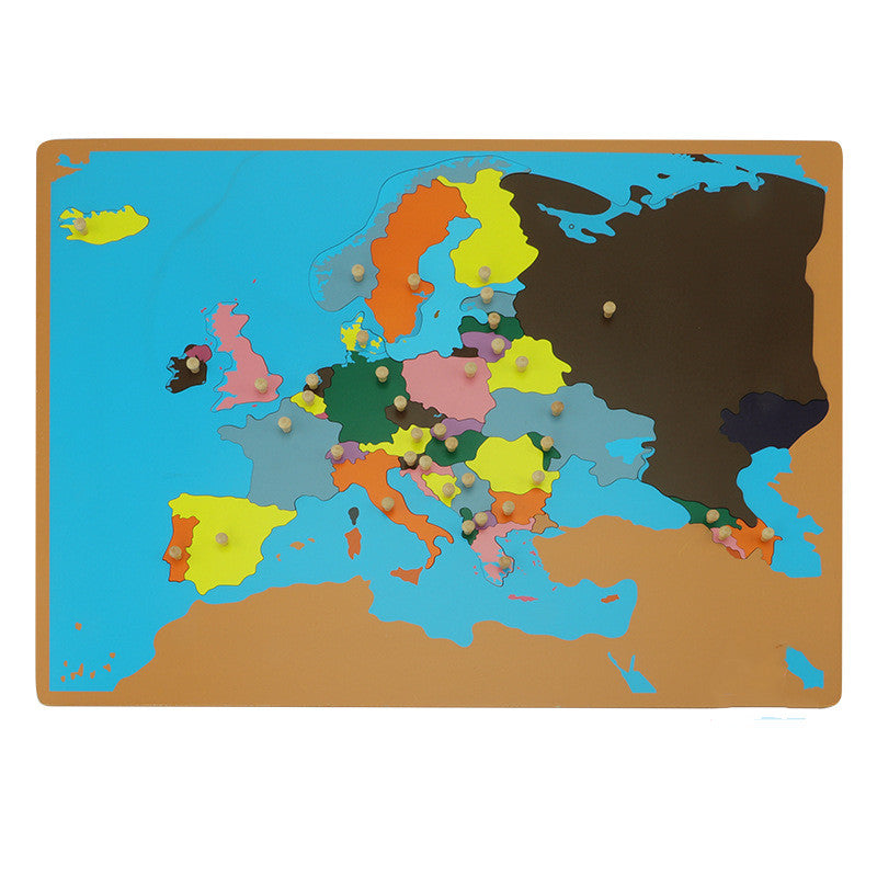 Montessori World Map Panel Puzzles