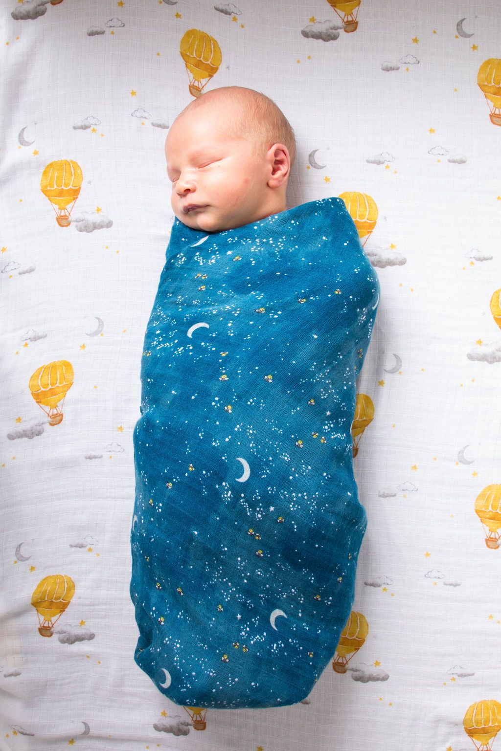 Organic Swaddle - Hot Air Balloons