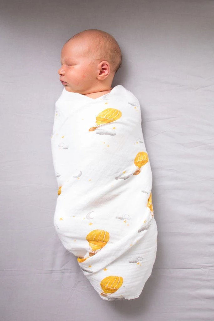 Organic Swaddle - Hot Air Balloons