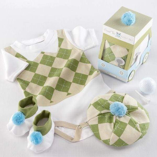 Big Dreamzzz Sweet Tee 3-Piece Golf Layette Set in Golf Cart Gift Box